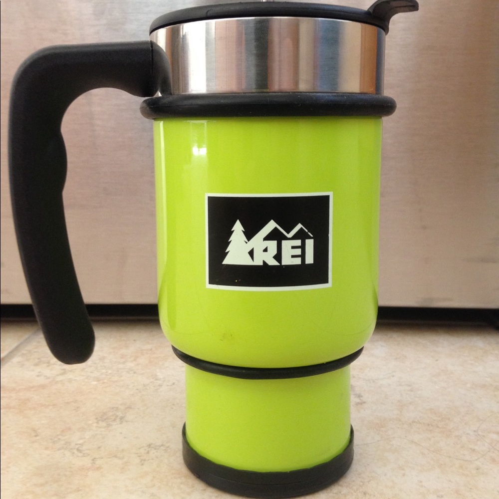 Rei camping French press mug